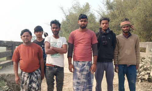 कालसर पंचायत के इस्लामपुर-भवानीपुर मार्ग की कच्ची सड़क जर्जर, ग्रामीणों ने की निर्माण की मांग।
