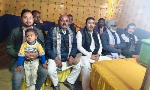 भाजपा जिला उपाध्यक्ष रवि कुमार साह एवं जदयू प्रखंड अध्यक्ष विजय दास ने कल्याणी मंदिर में किया पुजा अर्चना