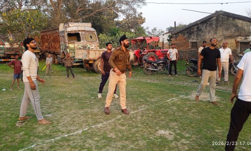बिहार पुलिस सप्ताह दिवस पर कुरसेला थाना में वॉलीबॉल टूर्नामेंट का आयोजन
