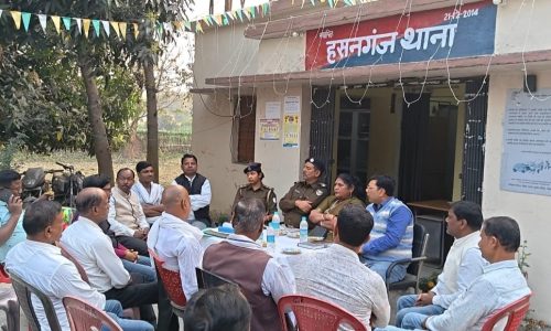 हसनगंज थाना में होली को लेकर शांति समिति की बैठक, डीजे पर पूर्ण प्रतिबंध।