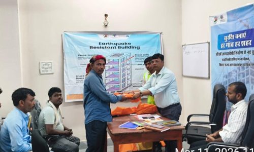 हसनगंज में राजमिस्त्री दस दिवसीय प्रशिक्षण शुरू।