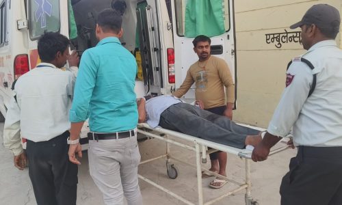 विषहरी स्थान के पास भीषण सड़क हादसा, ट्रक की टक्कर से बोलेरो सवार वृद्ध की मौत, सात घायल