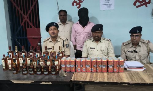 28.875 लीटर विदेशी शराब के साथ तस्कर गिरफ्तार, जेल भेजा गया