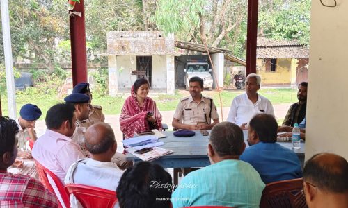 इद और रामनवमी को लेकर बारसोई थाना में हुई शांति समिति की वैठक।