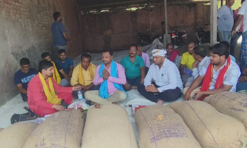 कुरसेला में मक्का रेक प्वाइंट का शुभारंभ, किसानों को मिलेगा उचित मूल्य का लाभ।