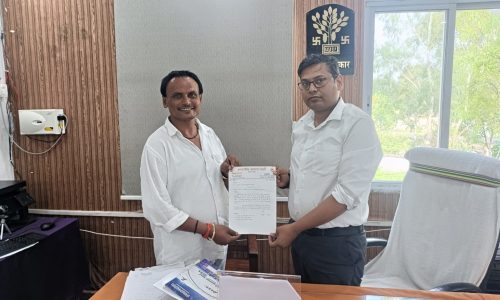 फेरी सेवा बहाल करने की मांग को लेकर एसडीओ को सौंपा ज्ञापन