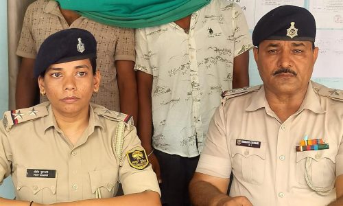 102.82 ग्राम स्मैक के साथ बुलेट सवार दो तस्कर गिरफ्तार