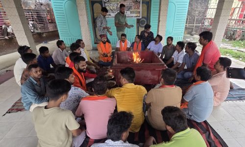 संतों के सम्मान में विश्व हिन्दू परिषद-बजरंग दल ने किया सद्बुद्धि हवन, सनातन संस्कृति की गरिमा बचाने का संकल्प