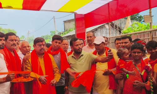 महुअर में कांवरिया सेवा शिविर का शुभारंभ, एमएलसी अशोक कुमार अग्रवाल ने किया उद्घाटन