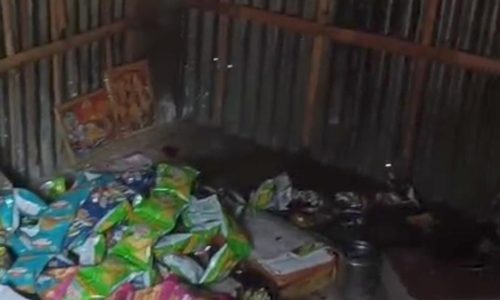 शॉर्ट सर्किट से दुकान में लगी भीषण आग, 50 हजार का सामान जलकर राख