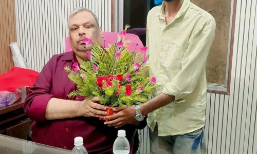 प्राचार्य को  दिनकर राष्ट्रीय सम्मान मिलने पर एबीवीपी ने दिया बधाई
