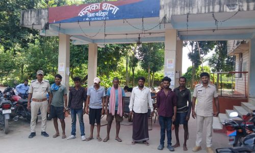 शराब के नशे में सात गिरफ्तार, भेजे गए न्यायिक हिरासत में