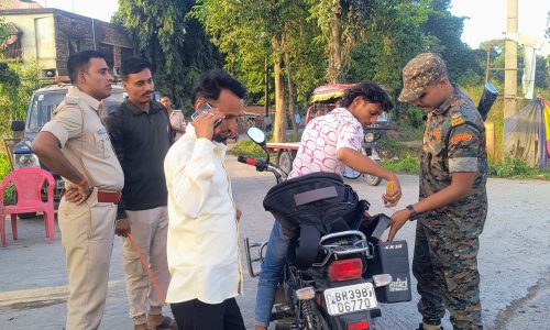 आबादपुर पुलिस ने संकोला मोड़ पर चलाया वाहन जांच अभियान